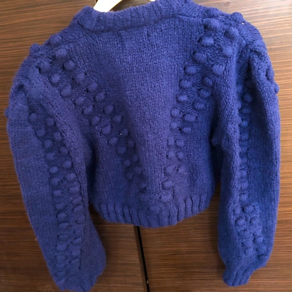 Hayley Menzies cropped wool cardigan - Picture 3 of 9